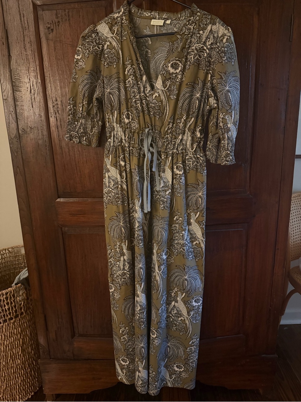 Spartina 449 Olive & Cream dress
